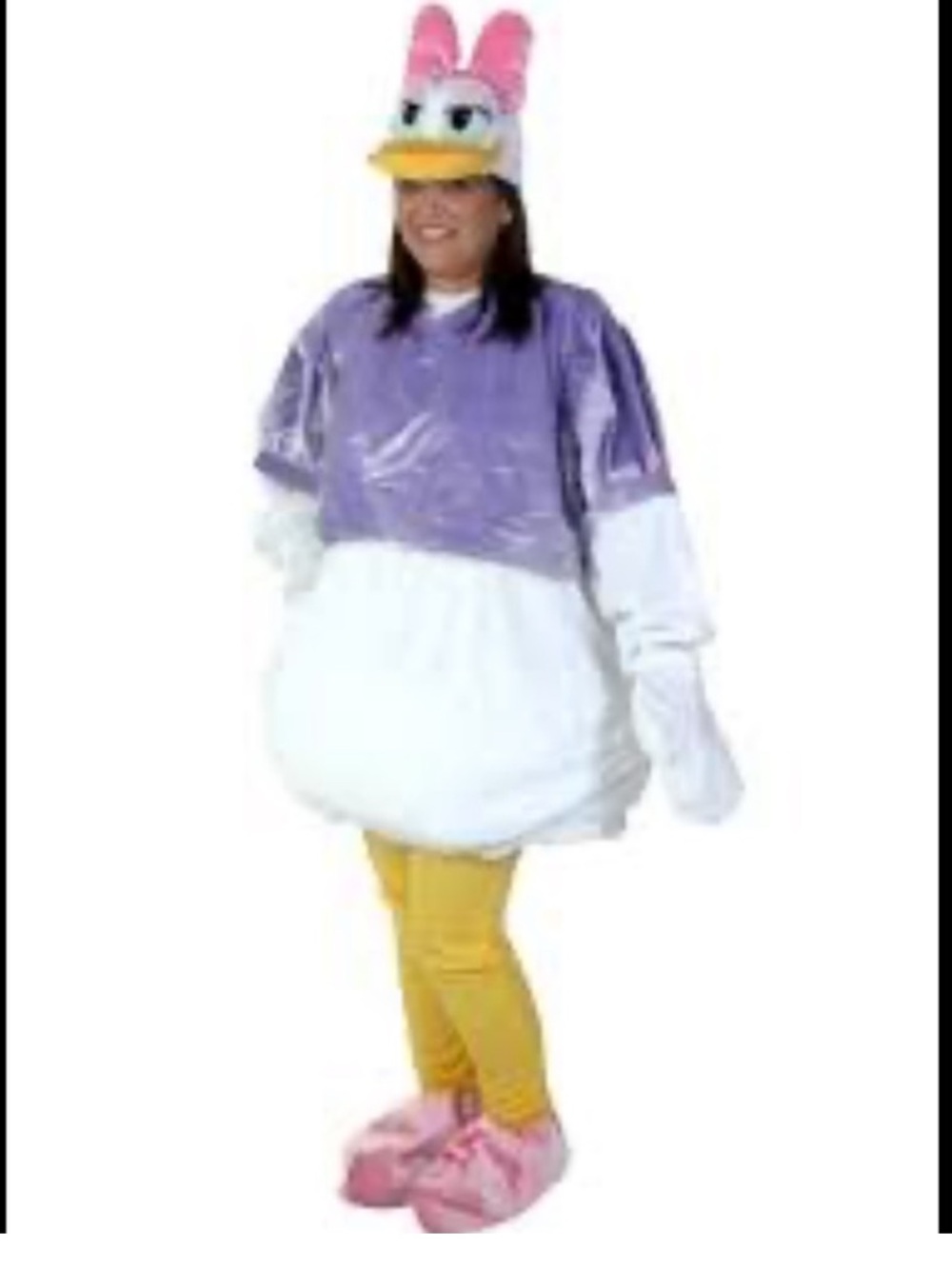 Disney Store Daisy Duck Adult Plush Costume XXL Rare HTF